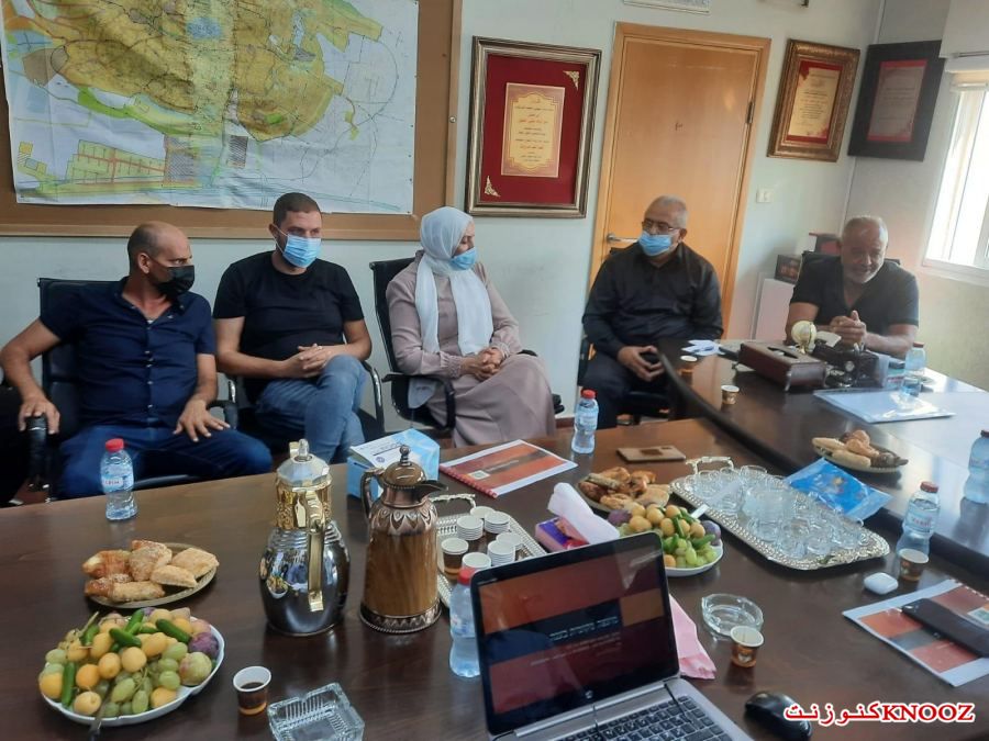 منصور عباس وإيمان خطيب ياسين بزيارة لمجلس البعنة